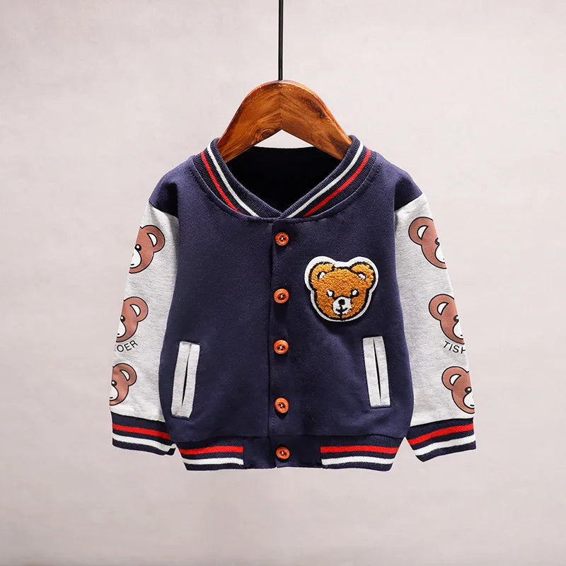 New Baby Clothes Children Cotton Cartoon Jacket Toddler Fashion Sportswear