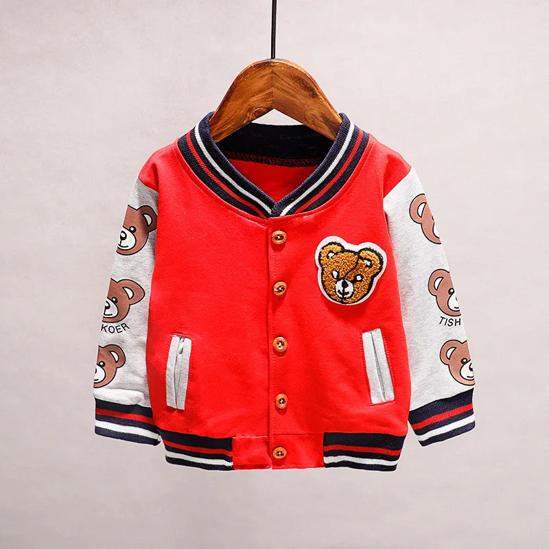 New Baby Clothes Children Cotton Cartoon Jacket Toddler Fashion Sportswear