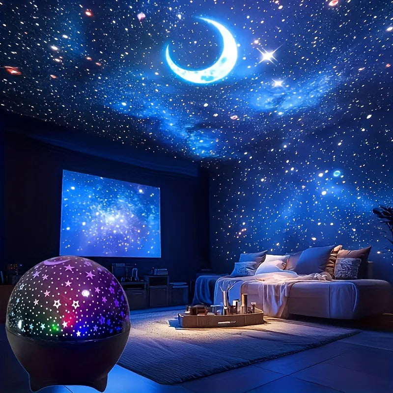 Starry Sky Moon Projector Light