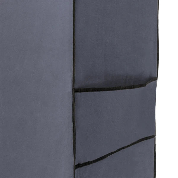 71" Portable Closet Wardrobe Clothes Rack Storage Organizer with Shelf Gray