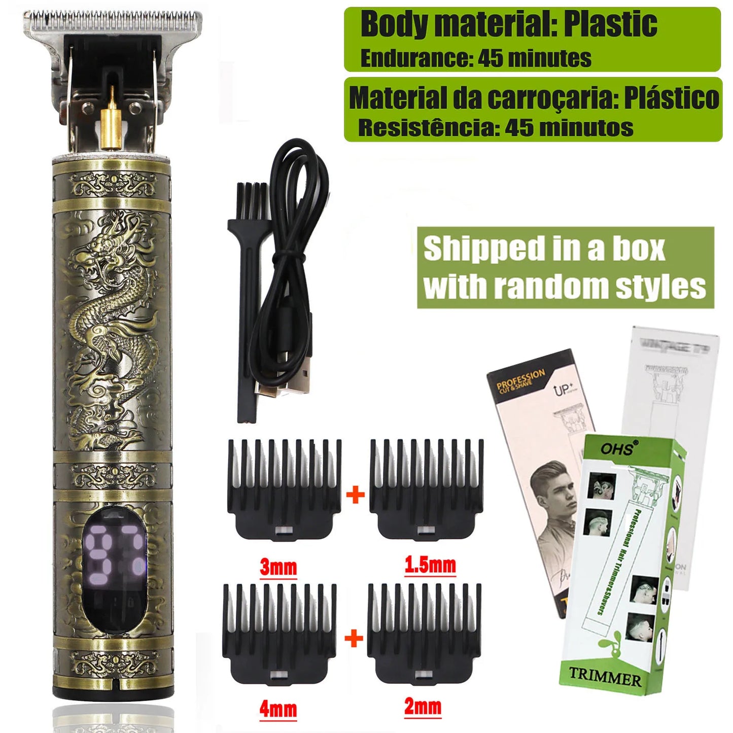 Hair Clipper Trimmer Electric Haircut