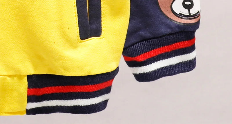 New Baby Clothes Children Cotton Cartoon Jacket Toddler Fashion Sportswear