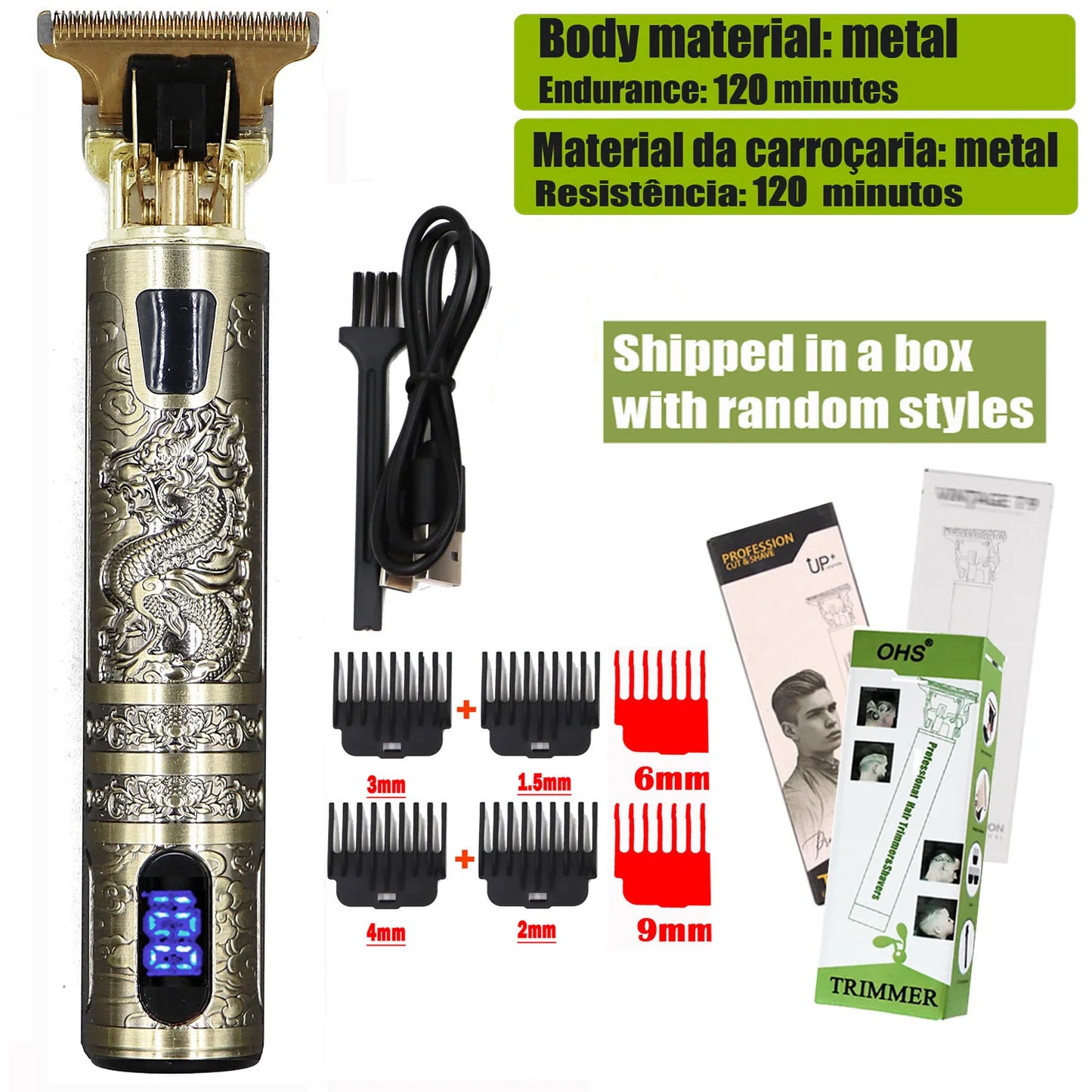 Hair Clipper Trimmer Electric Haircut