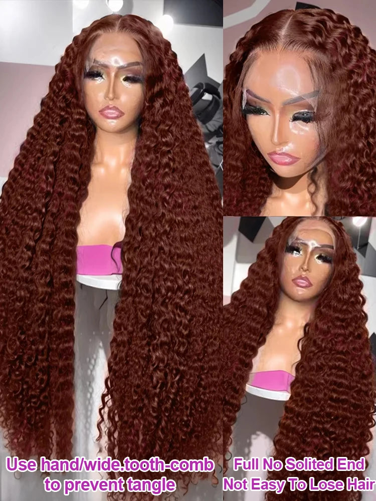 Deep Curly Wigs Human Hair 20-36 Inch