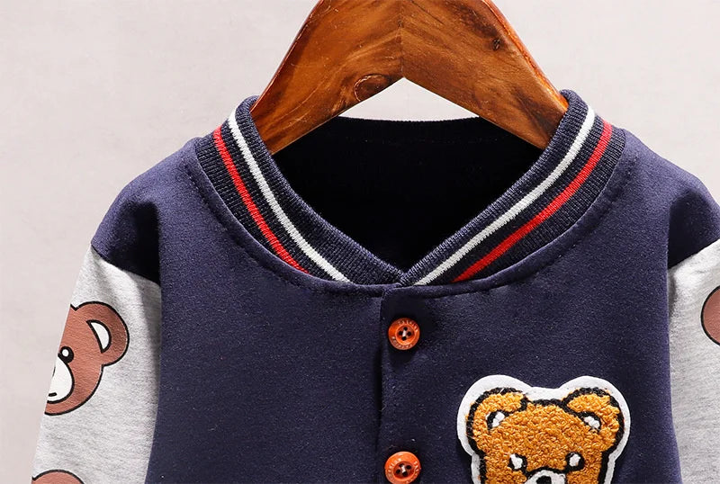 New Baby Clothes Children Cotton Cartoon Jacket Toddler Fashion Sportswear