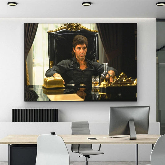 Classic Gangster Movie Canvas Painting Abstract Wall Art Picture for Living Room Home Decor