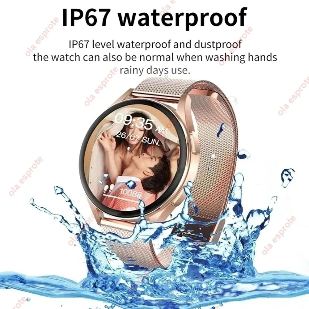 Bluetooth Smart Watch Pro 1.39-Inch Custom Dials Music Sports Men Women Watch 6 Health Monitor Smartwatch