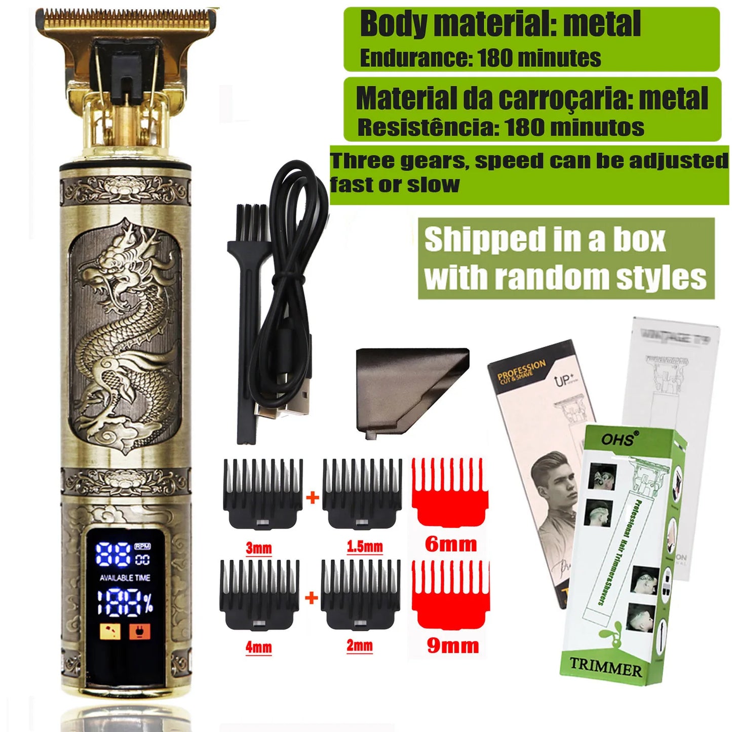 Hair Clipper Trimmer Electric Haircut