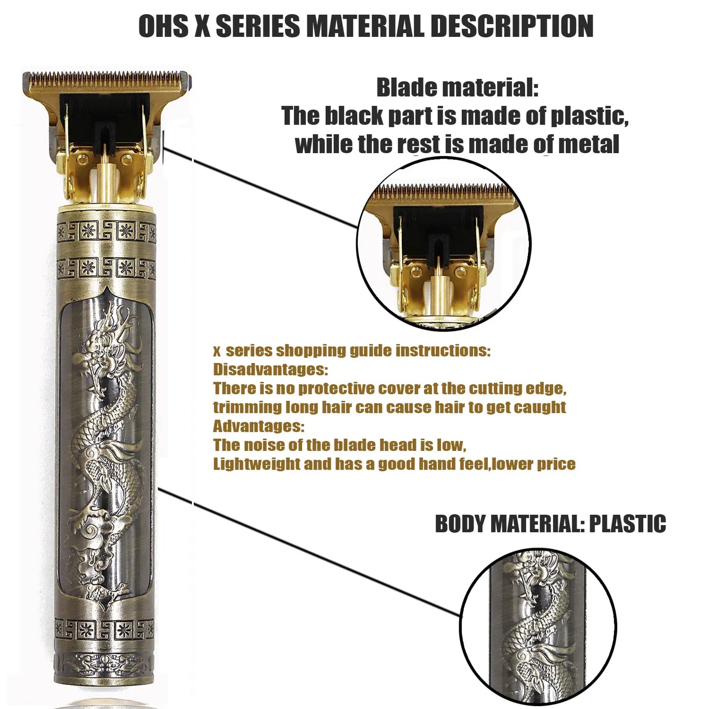 Hair Clipper Trimmer Electric Haircut