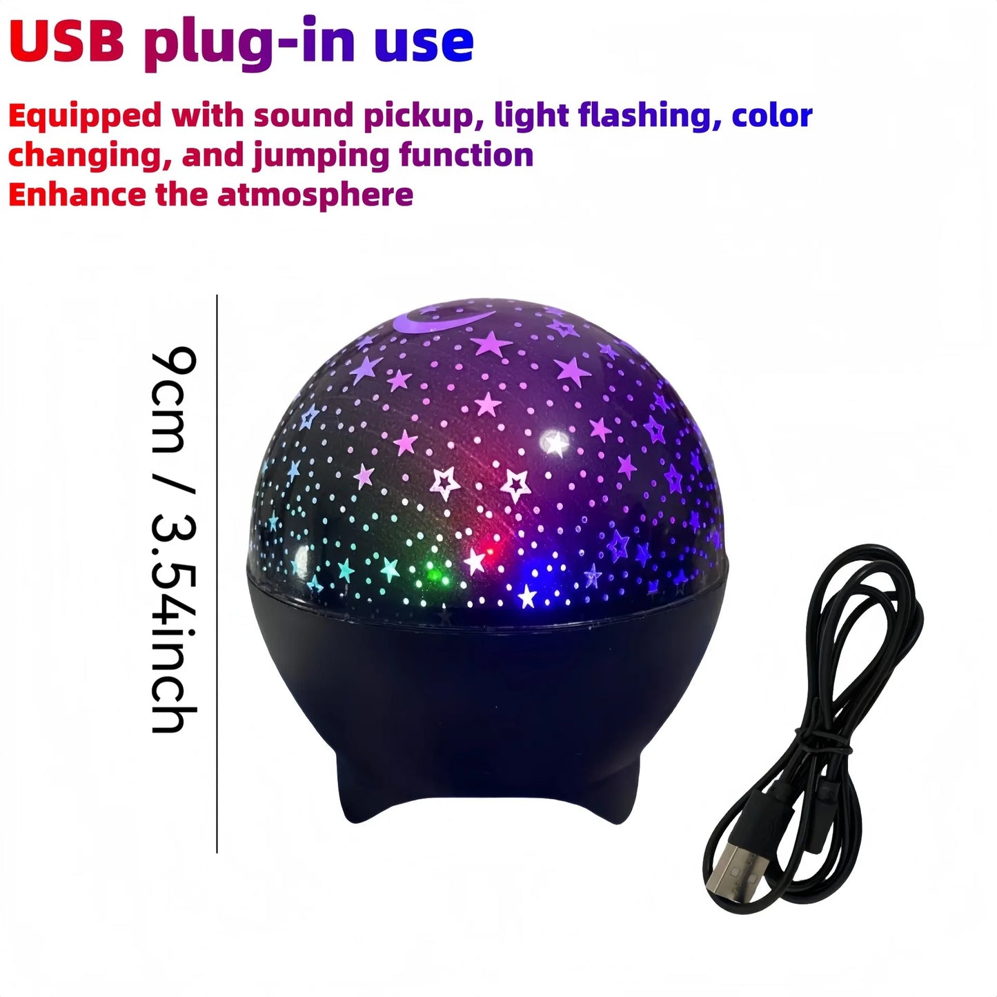 Starry Sky Moon Projector Light