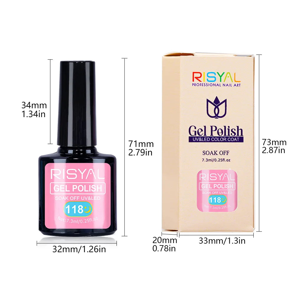 Glows In The Dark Gel Nail Polish Set