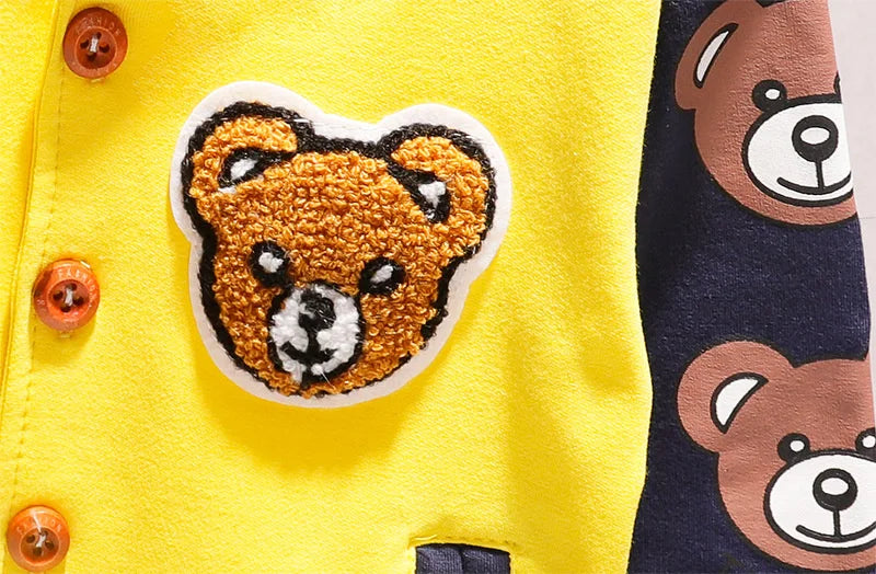 New Baby Clothes Children Cotton Cartoon Jacket Toddler Fashion Sportswear