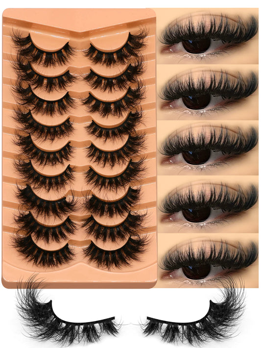 Cat Eyelashes Fluffy 3D Mink Natural  Eyelashes