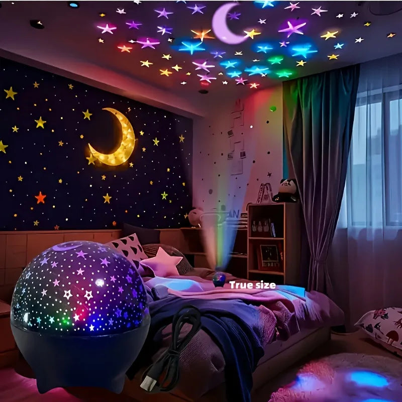 Starry Sky Moon Projector Light