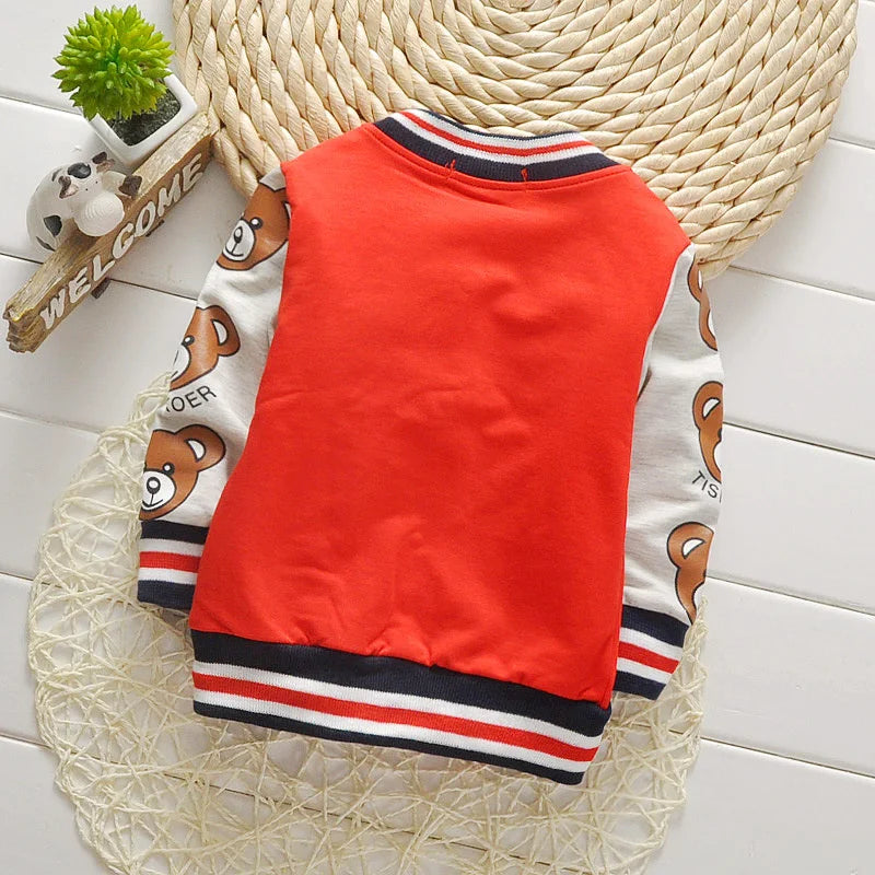 New Baby Clothes Children Cotton Cartoon Jacket Toddler Fashion Sportswear