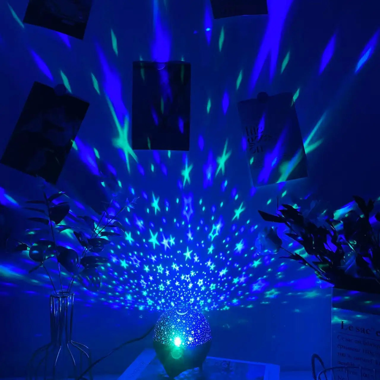 Starry Sky Moon Projector Light