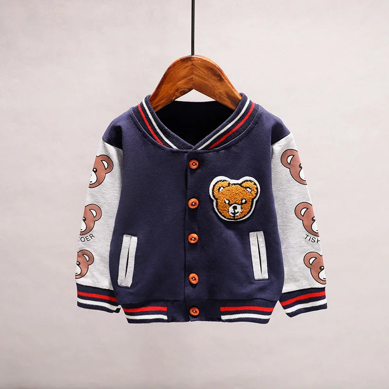 New Baby Clothes Children Cotton Cartoon Jacket Toddler Fashion Sportswear